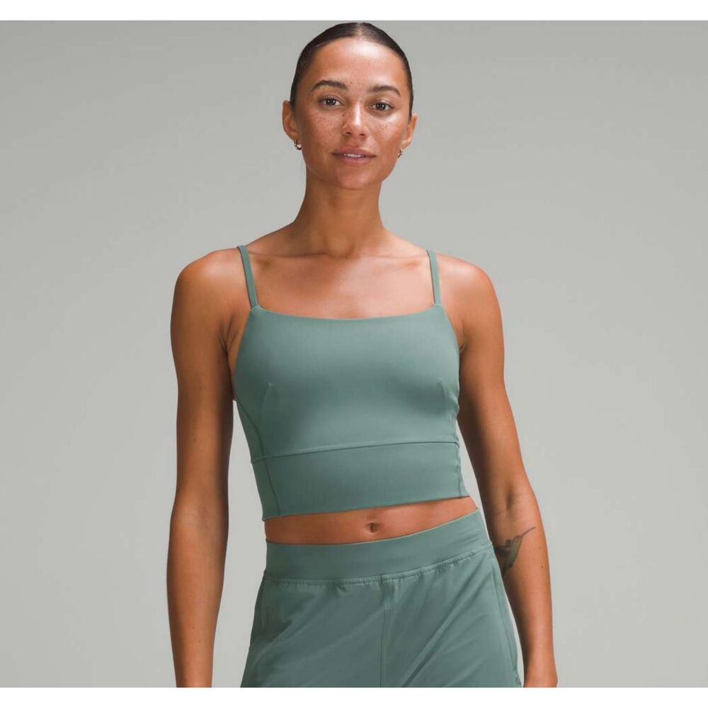 Lululemon Wunder Train Strappy Tank Top in Medium Forest NWOT